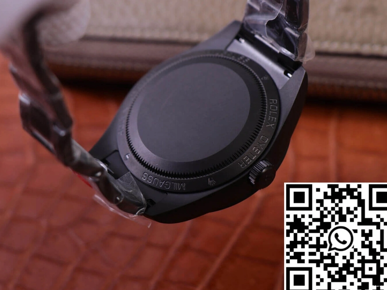 Label watch Noir Replica case LNT01HS-001 Base Rolex Design 116400 Black Milgauss Factory JB 0514